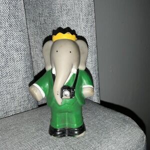Vintage ARBY'S BABAR THE ELEPHANT FINGER PUPPET WORLD TOUR 1990